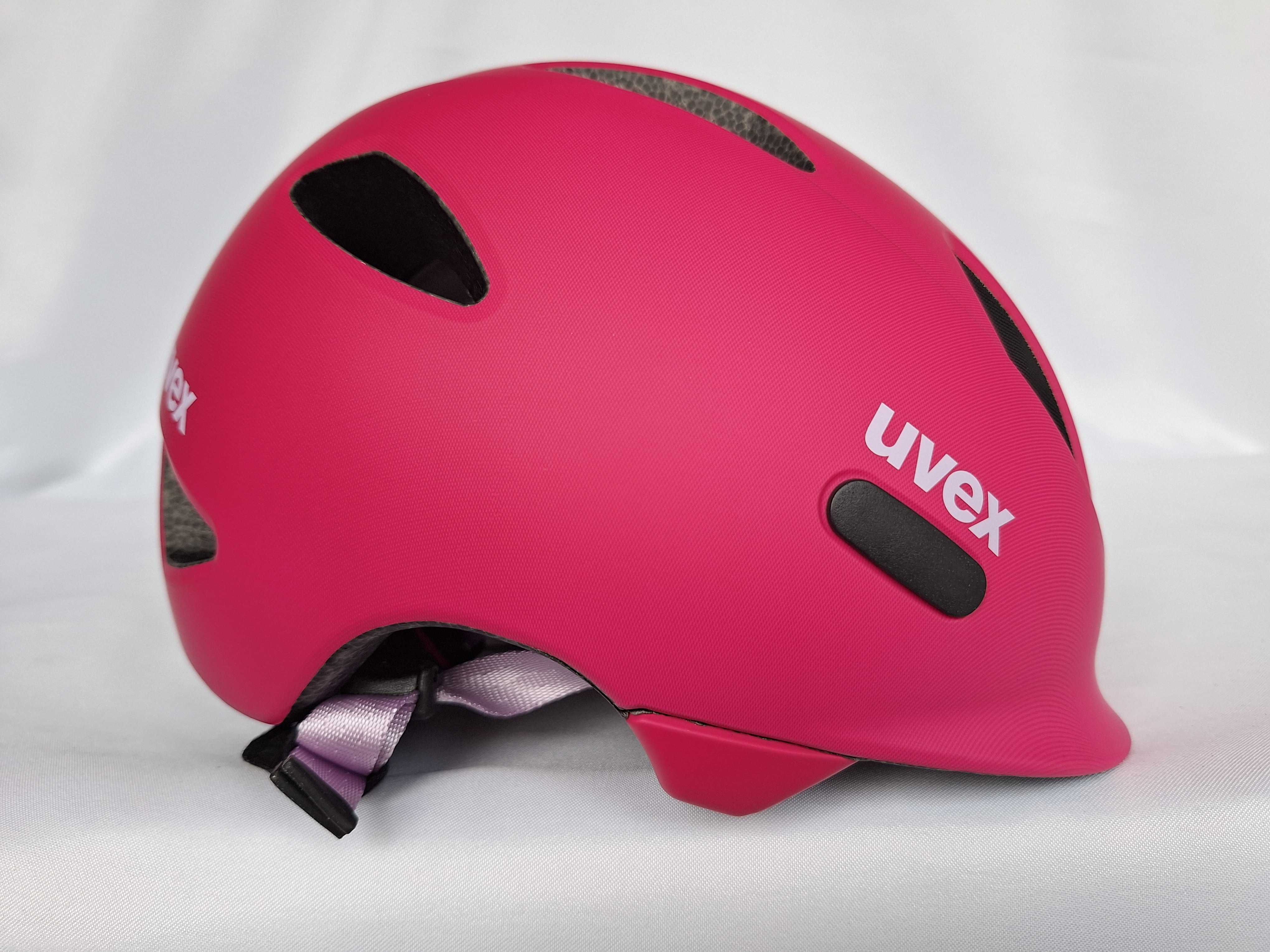 Kask rowerowy dziecięcy Uvex Oyo Berry Purple Mat XS 45-50cm