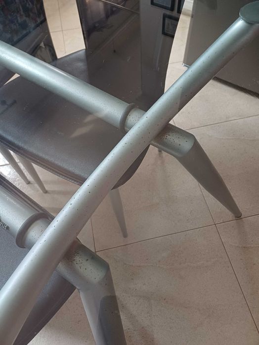 Vidro para mesa 160X85 PORTUS c/ oferta cadeiras e estrutura de mesa