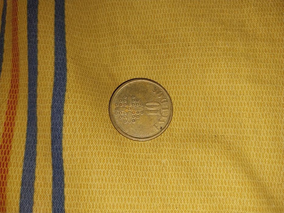 Moeda 10 escudos de 1986 a 2001 Portugal