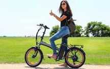 Bicicleta semieléctrica – articulada