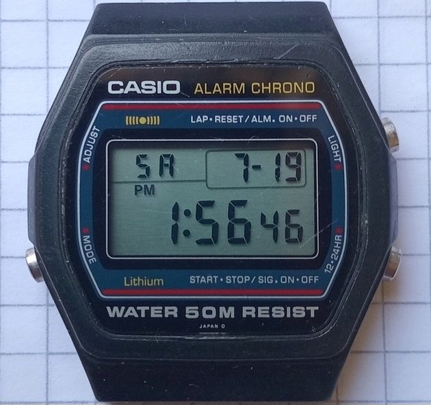 Коллекционные часы Касио годинник 1983 року касіо Casio W 26 Japan