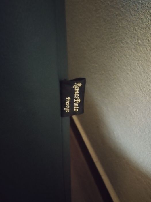 Sofá em pele de cor verde