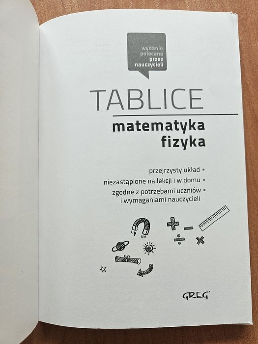 Tablice matematyka fizyka