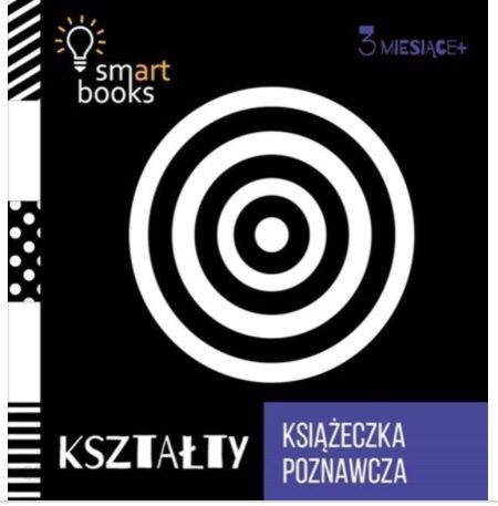 SMARTbooks 3 KSIĄŻECZKI kontrastowe NIEMOWLĘTA nauka Rozwój