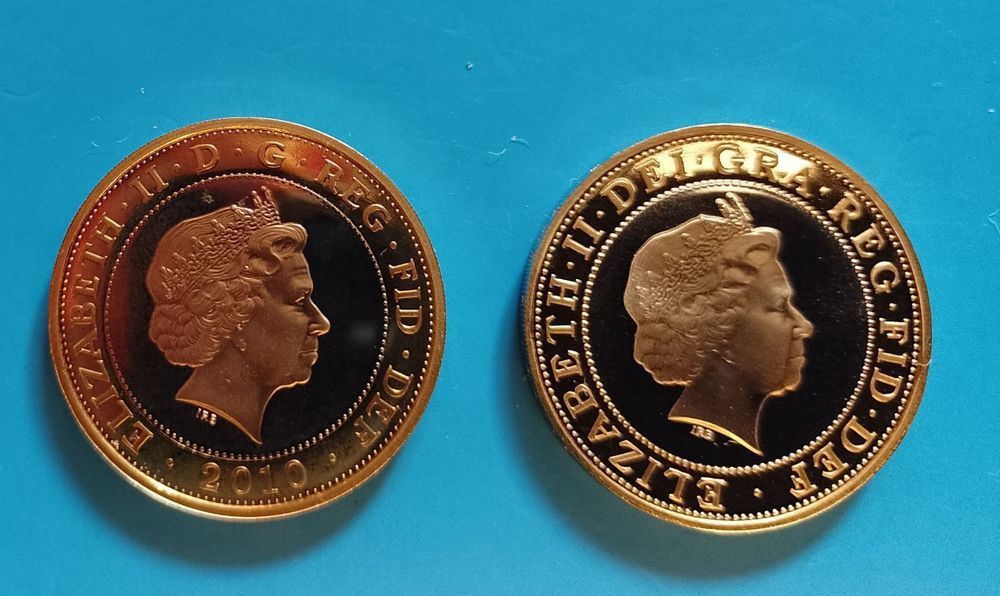 Монеты Великобритания юбилейные Елизавета 2.