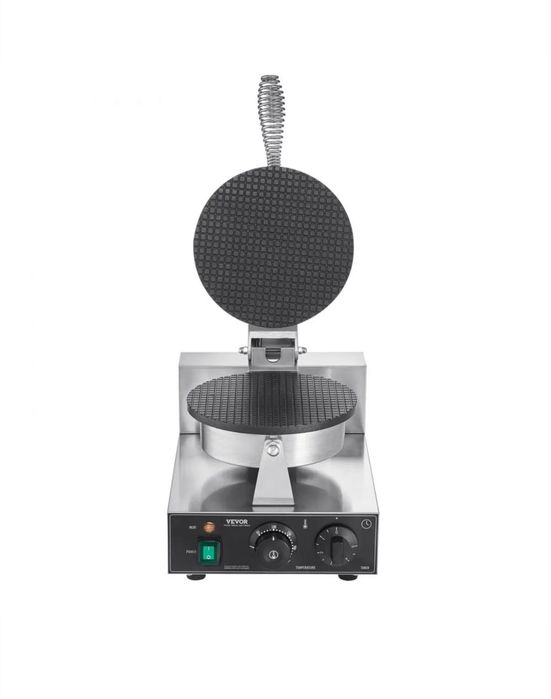 Elektryczna maszyna do lodów w rożkach , rurki z bitą śmietana