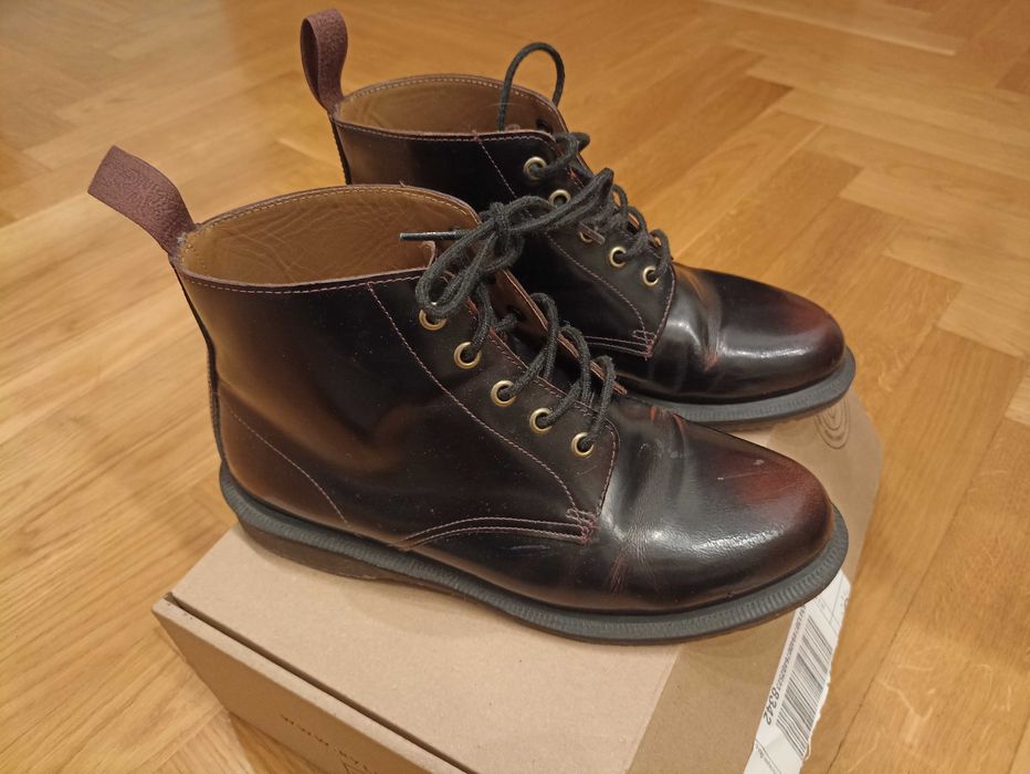 Buty Dr Martens bordowe rozmiar 39