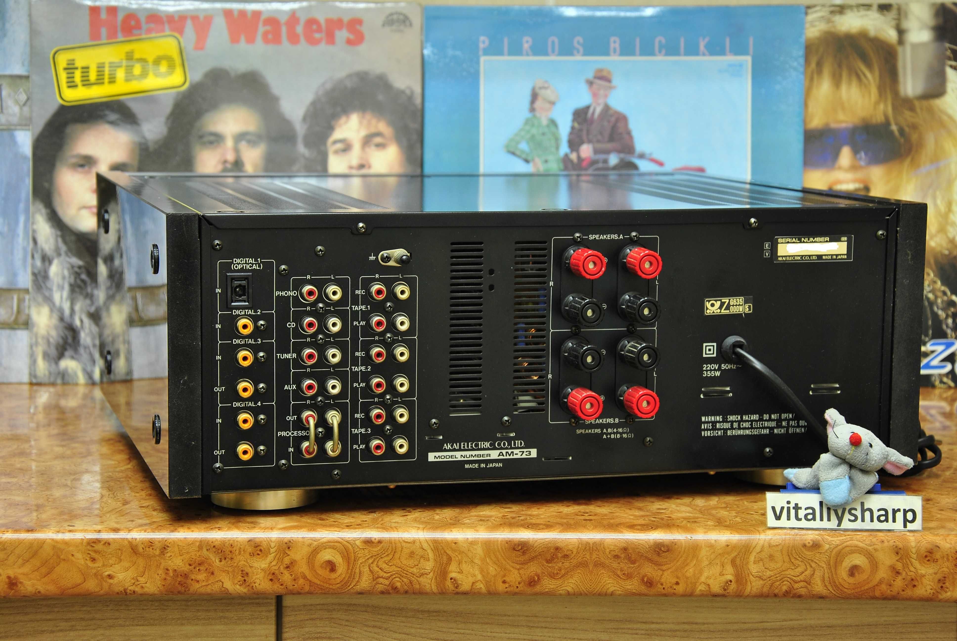 Hi-End усилитель AKAI AM-73 () 18кг от 100вт Много интересного!