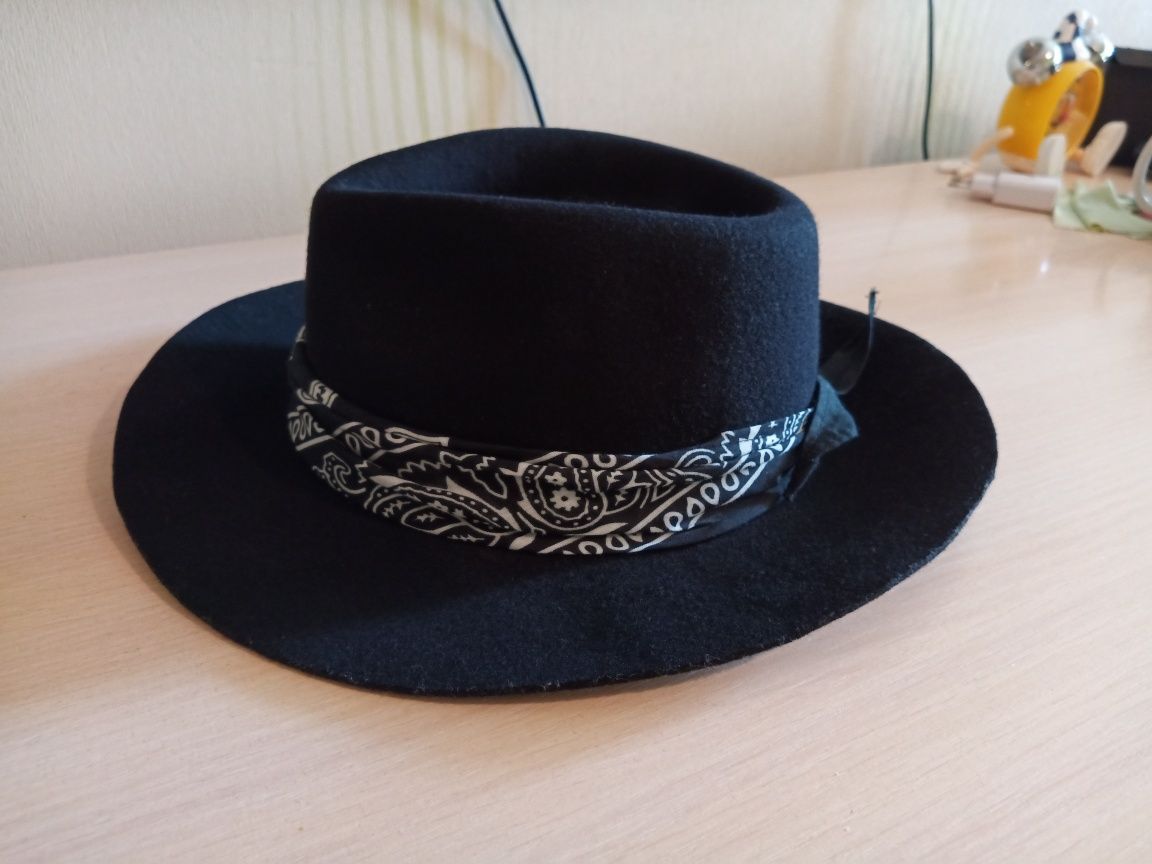 Стильная мужская шляпа Федора Zara man, новая