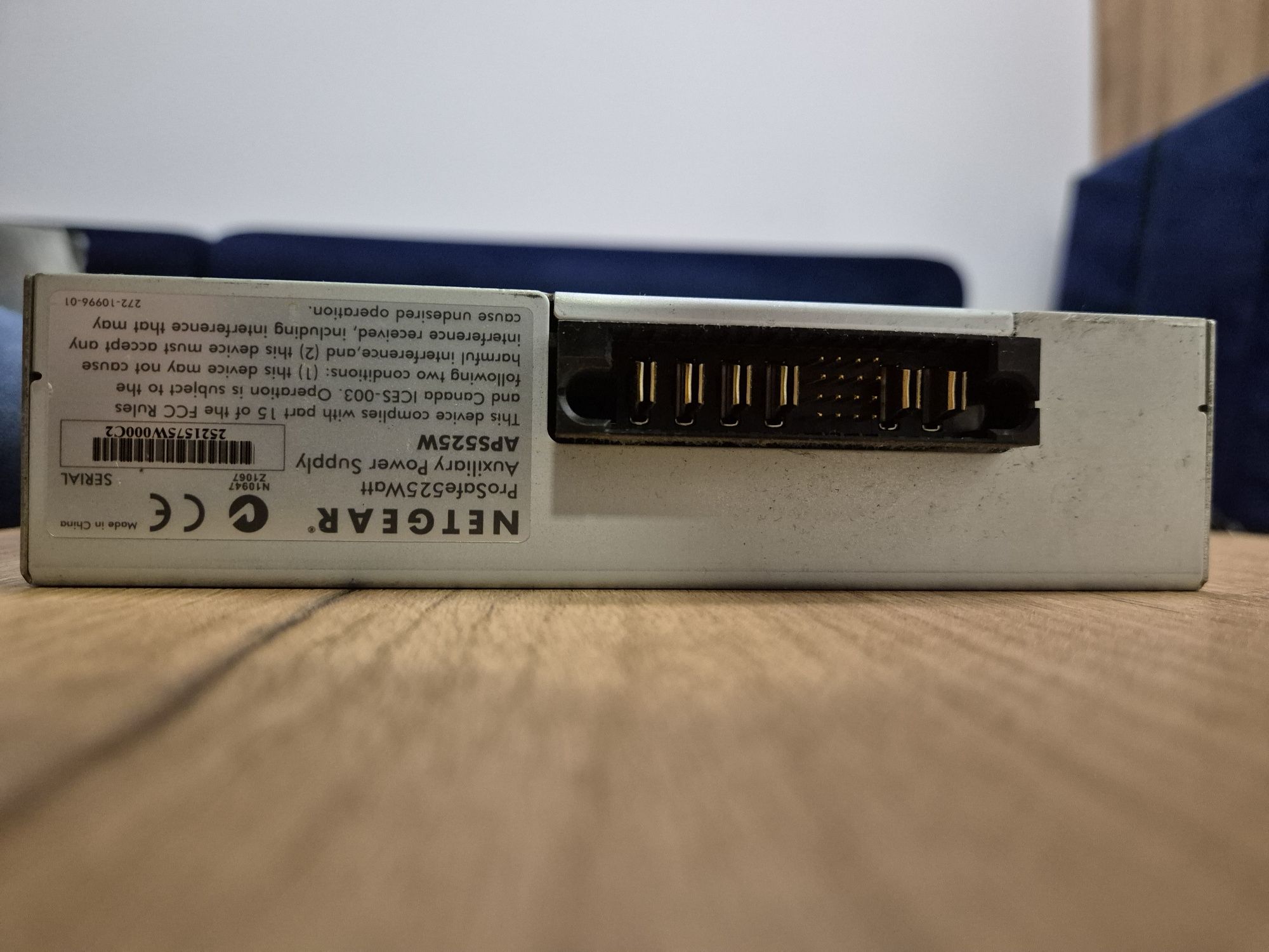 Netgear APS525W 525W Zasilacz do GSM72xxPS series PoE Switch LED 12V