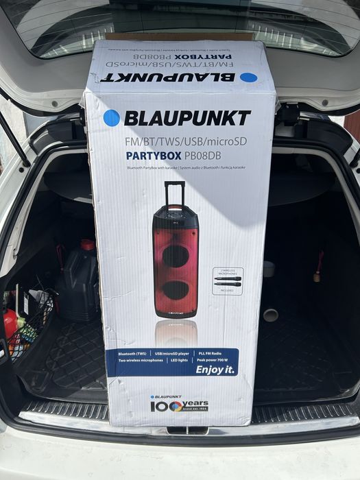 Głośnik Bezprzewodowy Blaupunkt PartyBox PB08DB GWPR18MC/Mikrofony/Wys