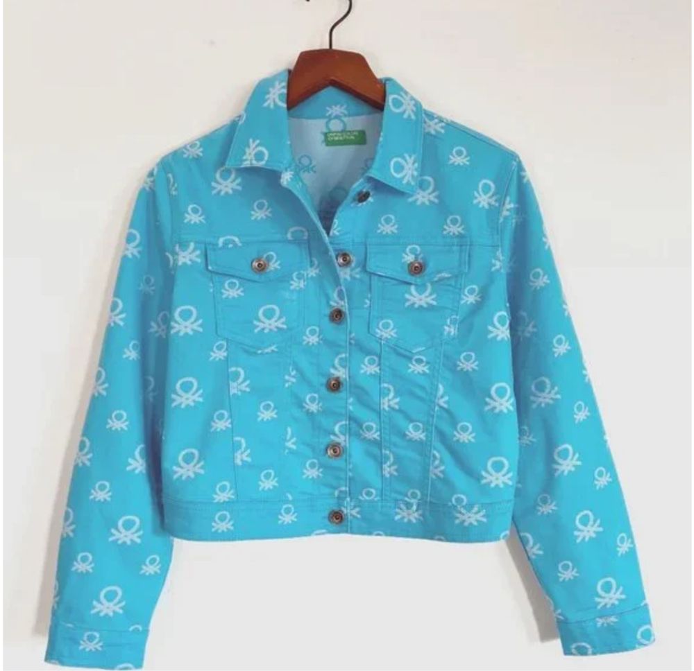 Джинсова куртка benetton