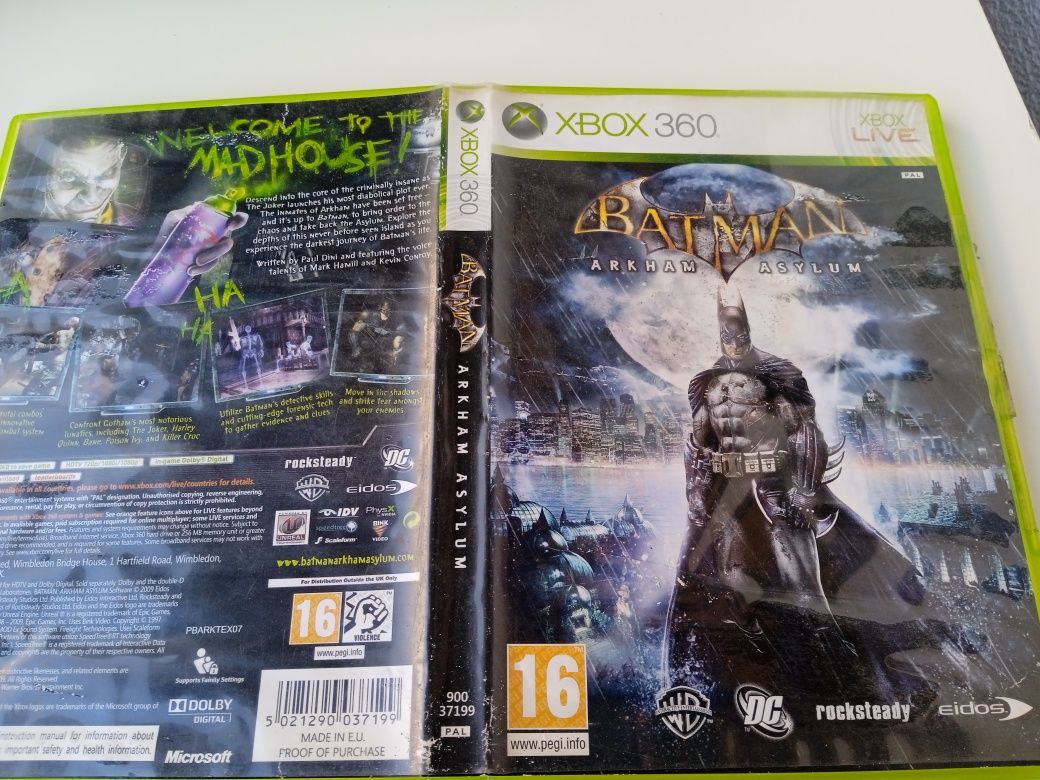 Batman Arkham asylum gra Xbox 360