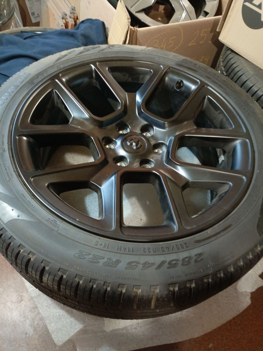 Nowe koła aluminiowe Dodge Ram 285/45/22 Pirelli 6x139,7