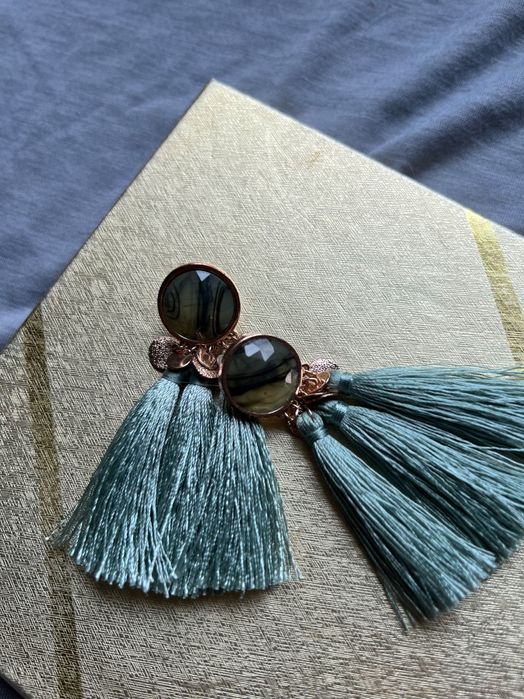 Kolczyki chwosty boho