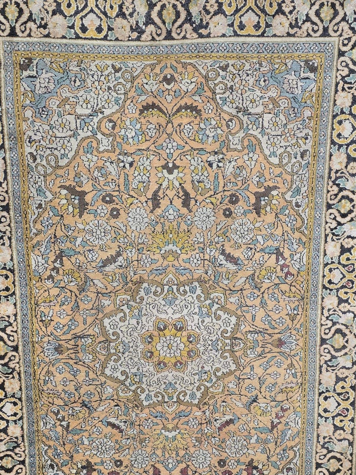 Qom - Ghoum - Perski dywan jedwabny - Rękodzielo  z jedwabiu 120 x 206