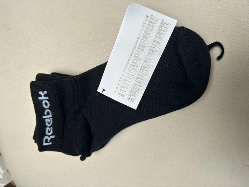 3-pack krótkich sportowych skarpet Reebok S | 35–38