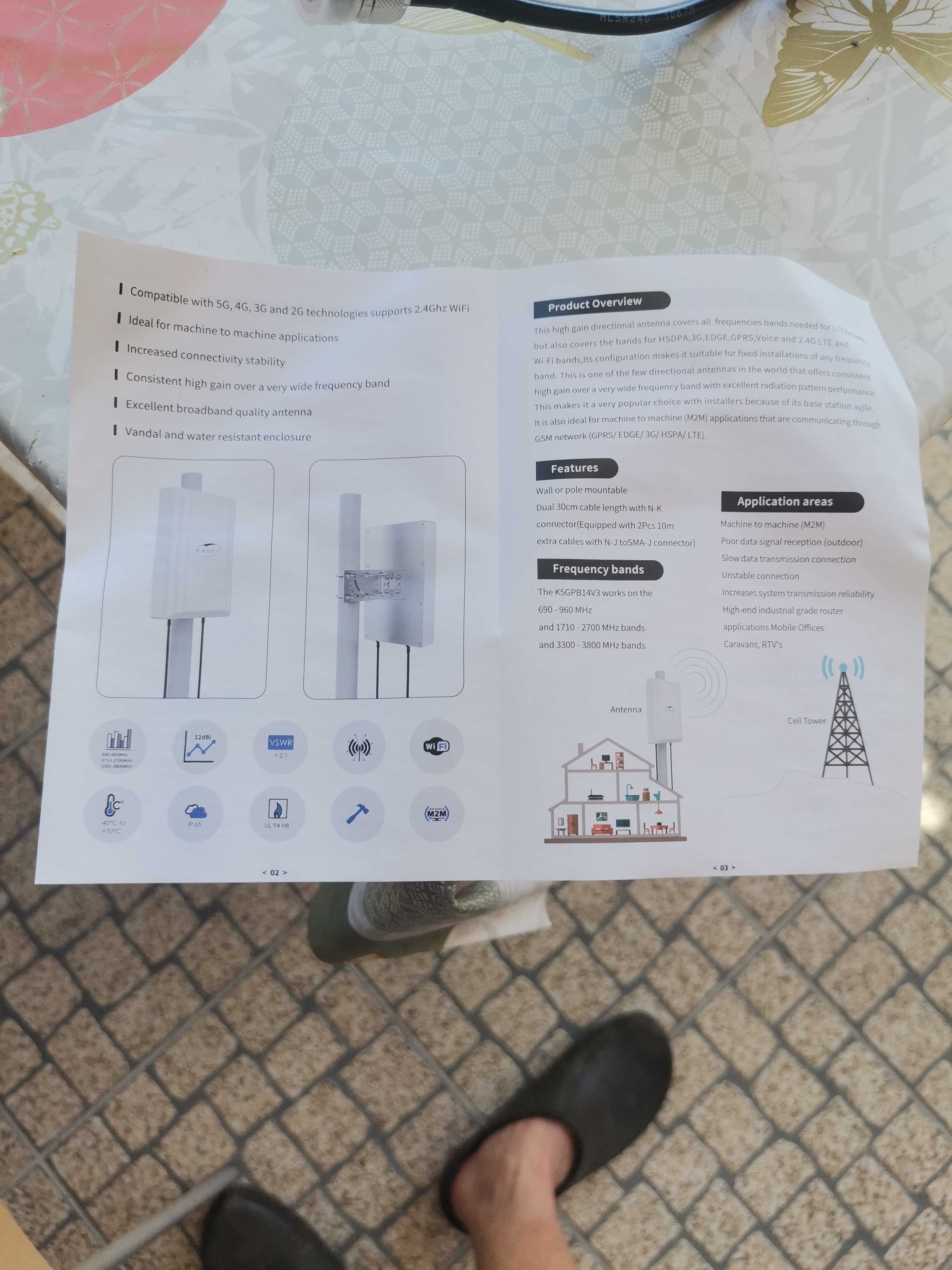 Antena 4G captador de sinal