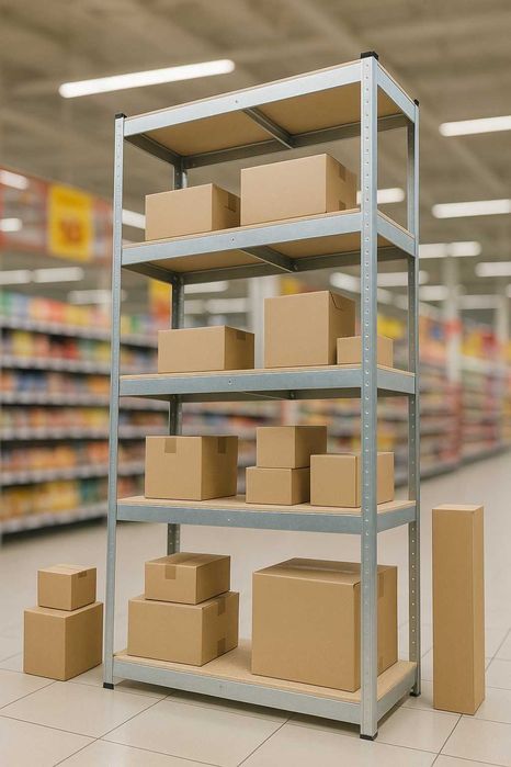 Акция! Новые усиленные стеллажи Metkas и Siker полки из мдф/дсп/металл