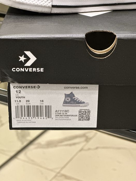 Convers оригінал, кеди дитячі