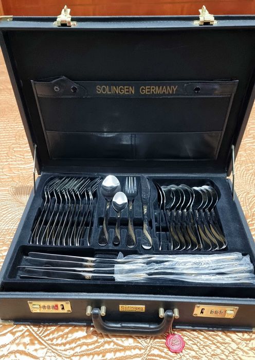 Faqueiro Solingen Germany 18/10 — 70 Peças — Novo na Mala Original