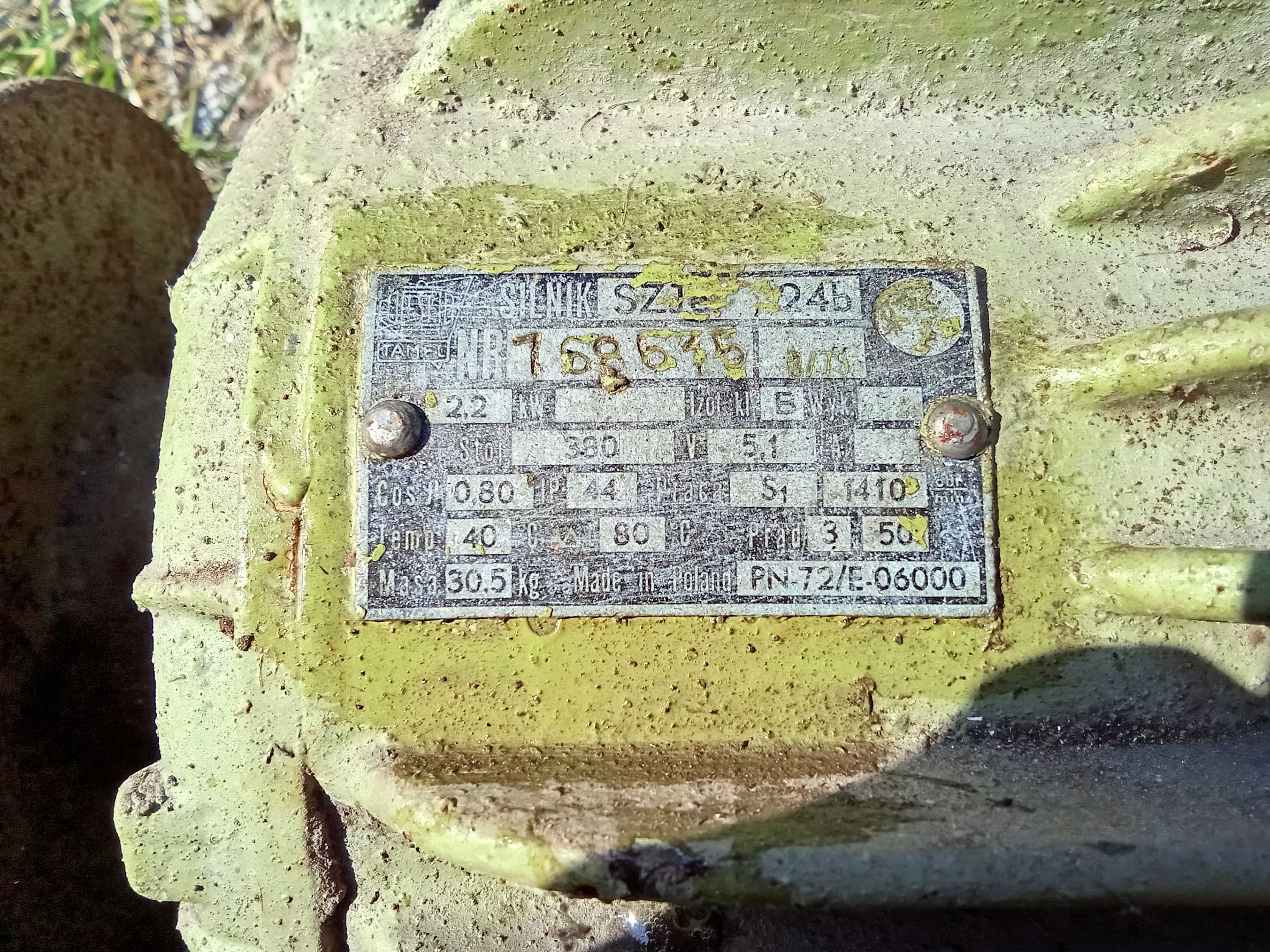 Silnik elektryczny 2,2kW 1410 obr/min 3 fazowy