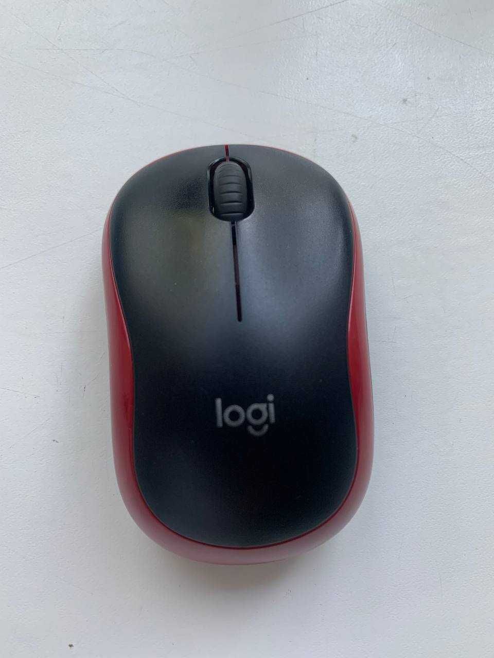 Продам компьютерную мышку Logitech M185 Wireless Red Grade B