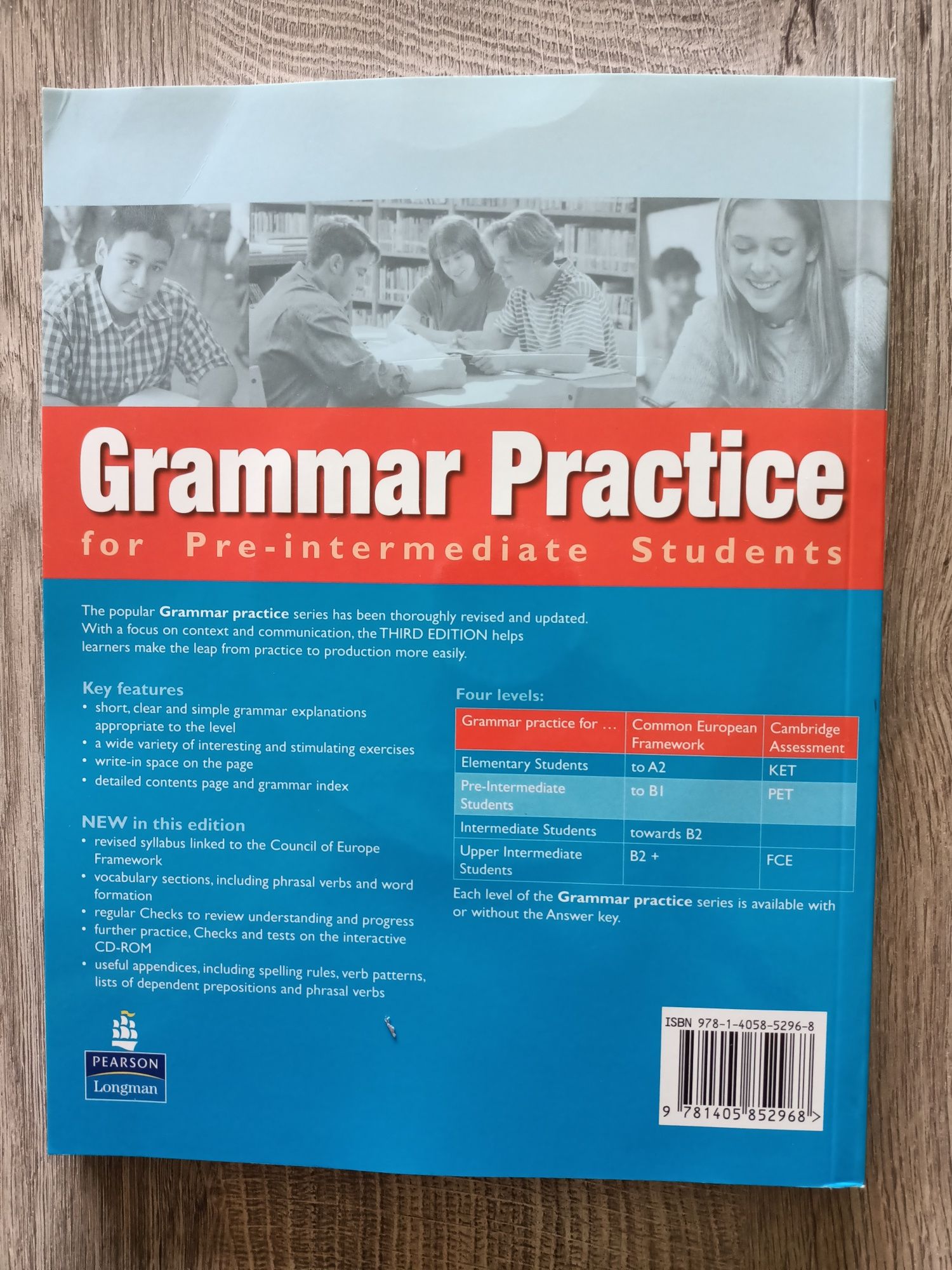 Grammar practice for pre-intermediate students with key