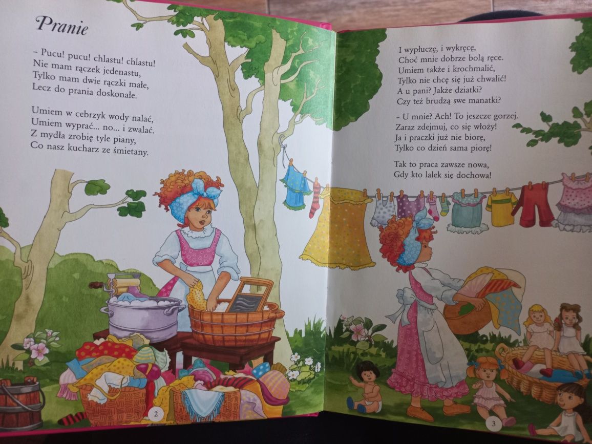 Wiersze dla dziewczynek Biblioteka przedszkolaka książka nowa