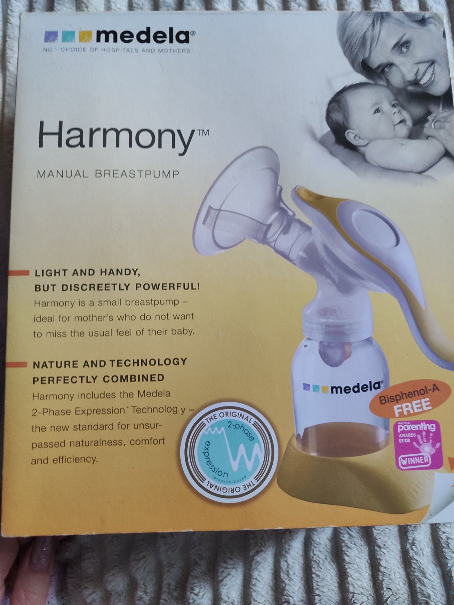 Medela harmony молоковідсмоктувач механічний