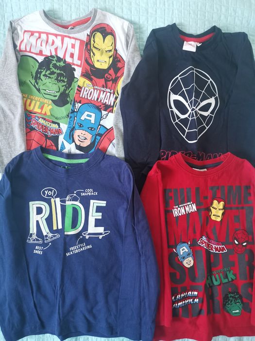 Bluzki z długim rękawem dla chłopca