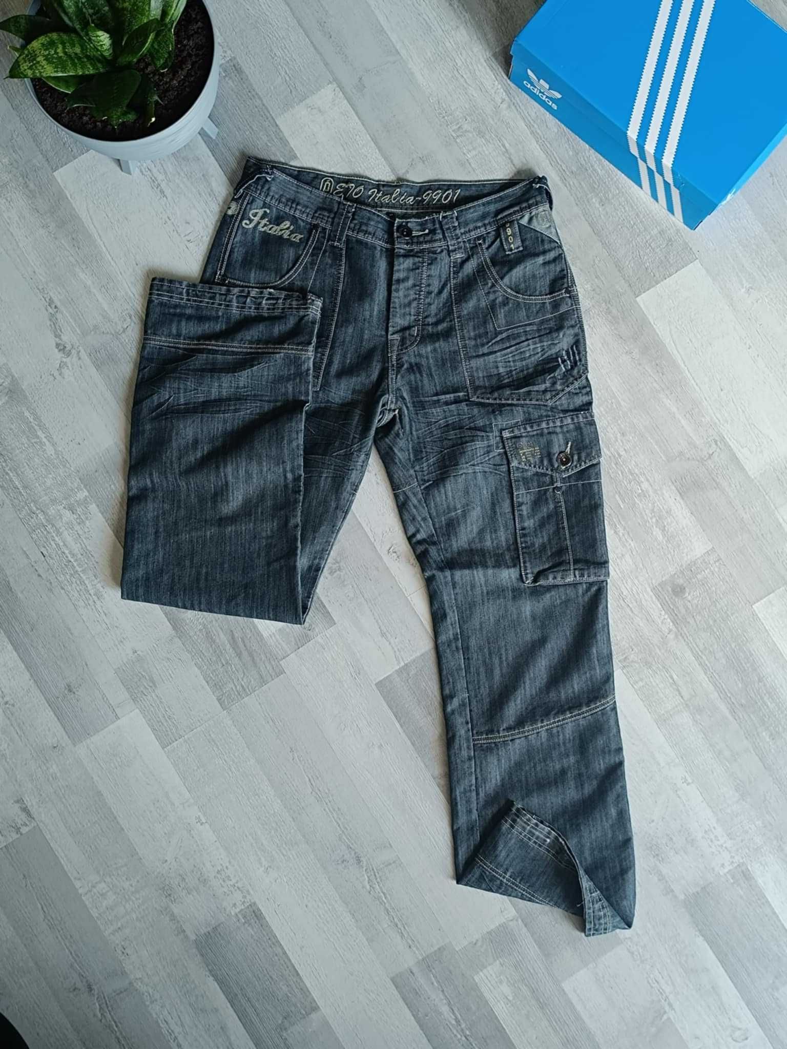 Luźne jeansy ETO Italia – Włoski luz i streetwear!
