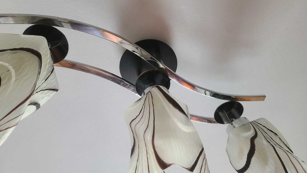 Люстра Alfa Toto стеля 3 лампи цоколь Е27 площа 10-12 кв.м