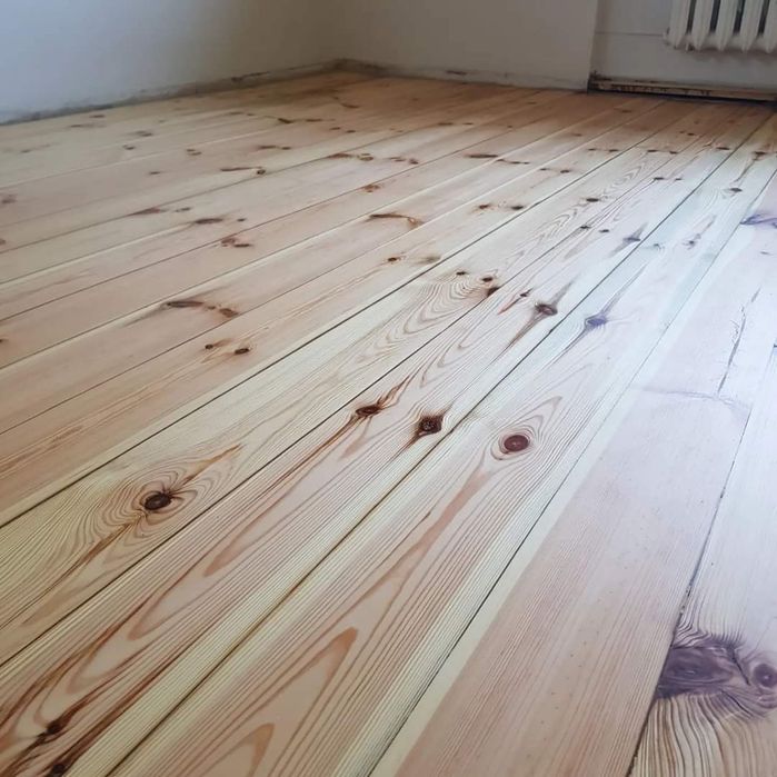 Cyklinowanie/Renowacja podłóg drewnianych/Laserowe usuwanie powłok