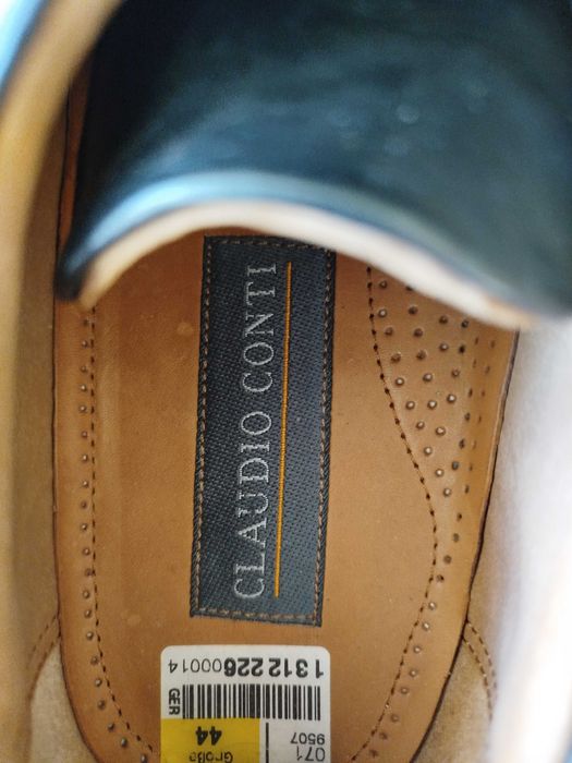 Brązowe buty skórzane 44