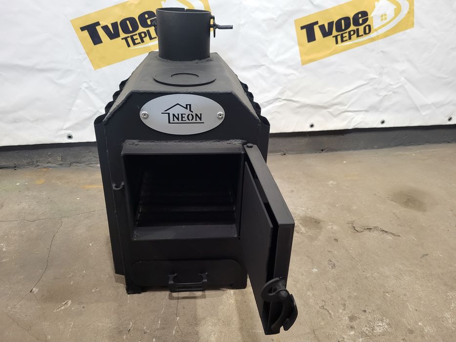 80м3! Печь Буржуйка мини булерьян с Плитой