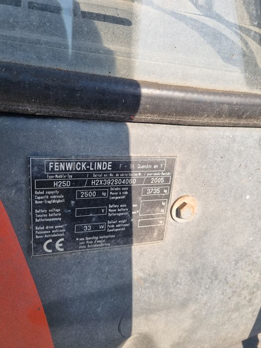 LINDE H25D triplex 4.7m  diesel vw  w bardzo dobrym stanie