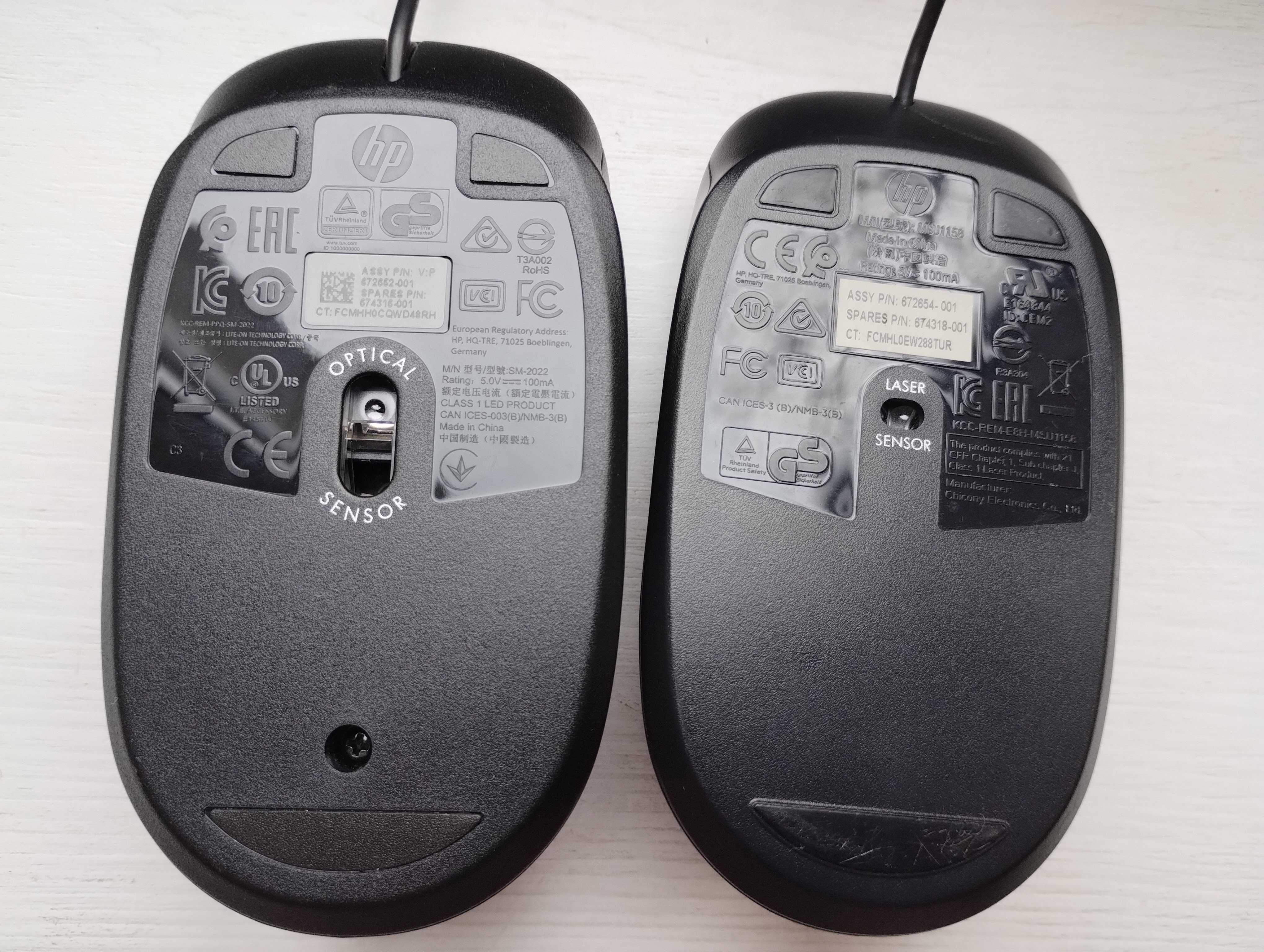 Мишка брендова HP, Fujitsu etc, оригінальна, USB, біла, чорна, б/в