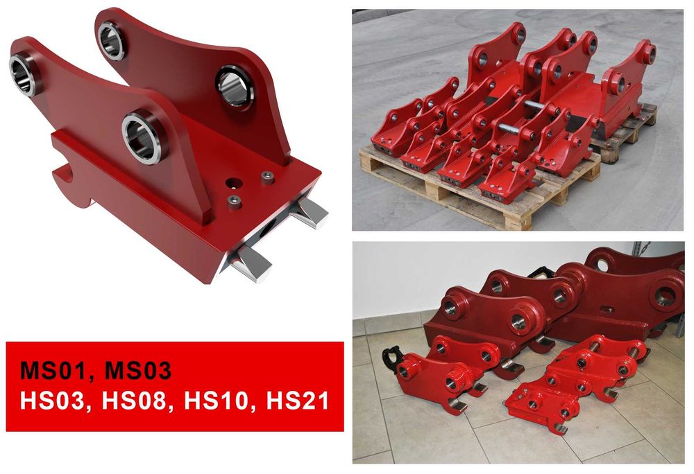 Szybkozłącze mechaniczne Lehnhoff MS03 JCB VOLVO DOOSAN CAT