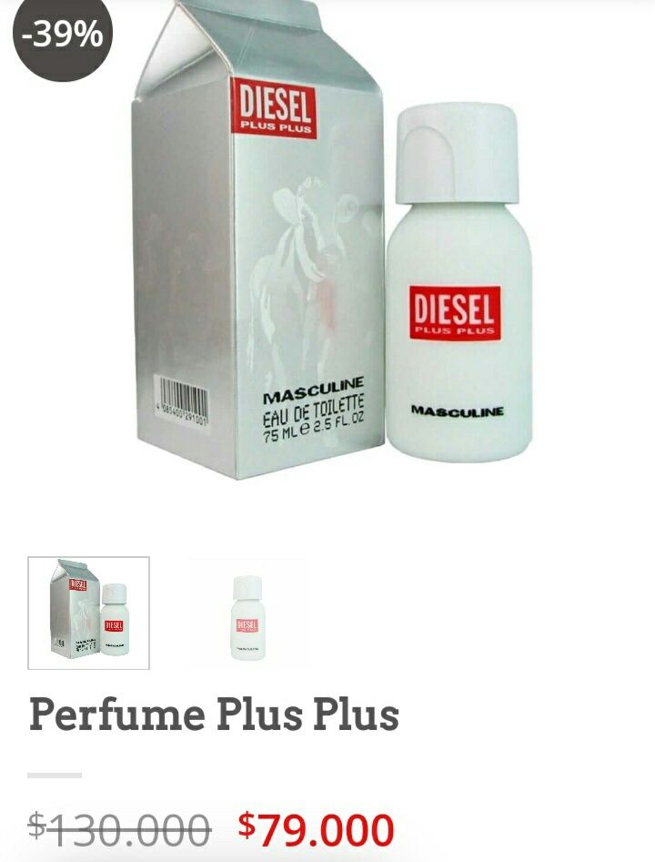 Парфум мужские Diesel Plus Plus Masculine  75ml  France ОРИГИНАЛ