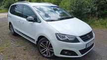 Seat Alhambra FR 2.0 TDI 4x4 DSG 2017r. webasto, 7 os. faktura vat 23%