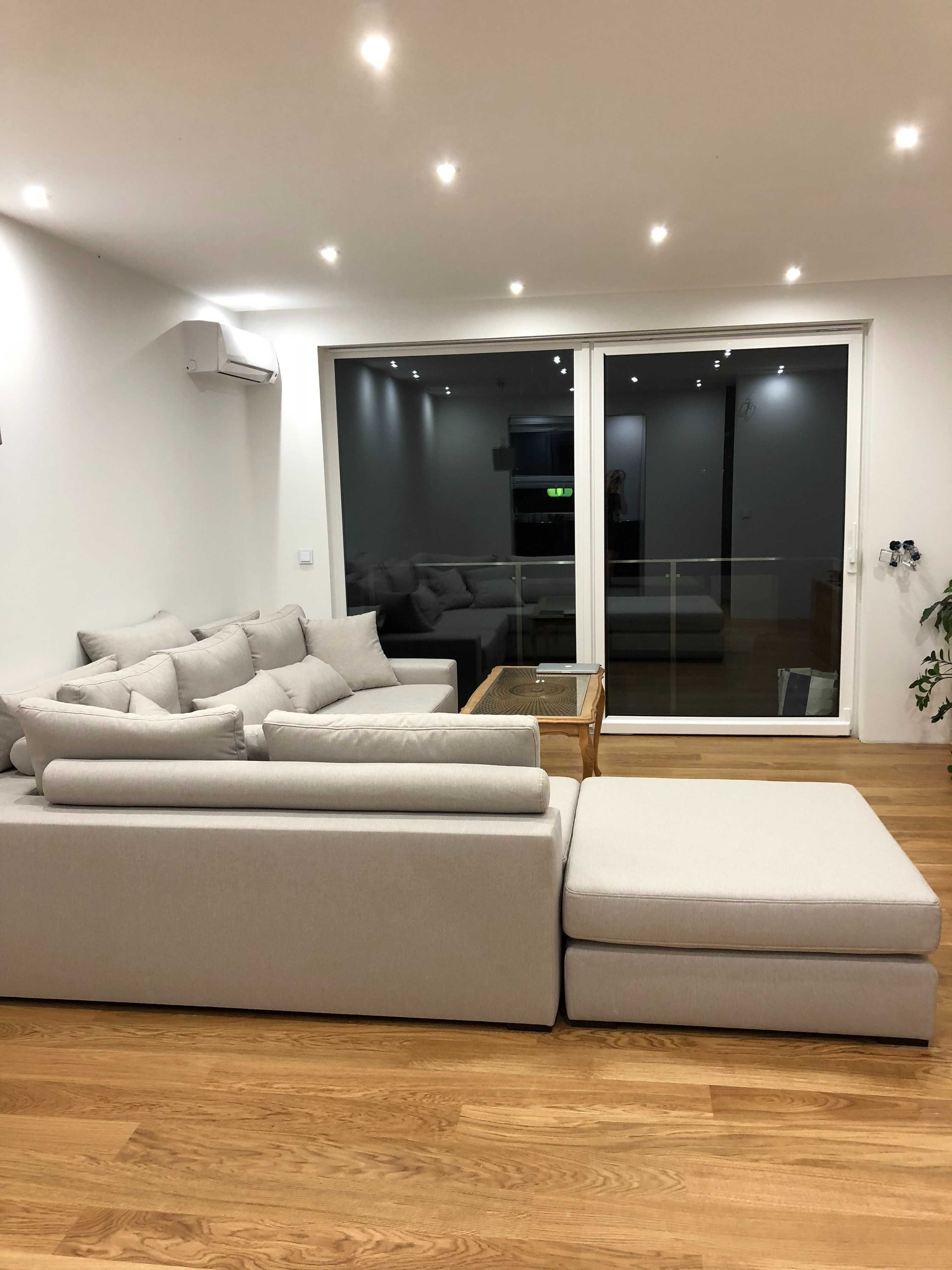 NAROŻNIK modułowy 350x200cm + pufa SZYBKA SPRZEDAZ
