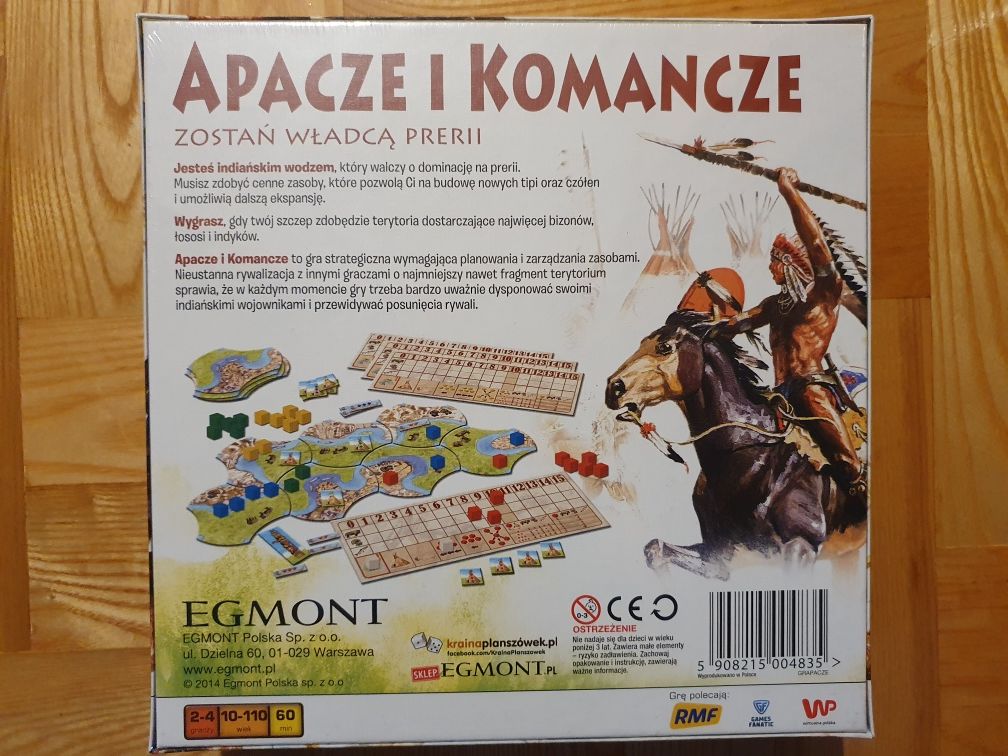 Apache i Komancze Egmont gra