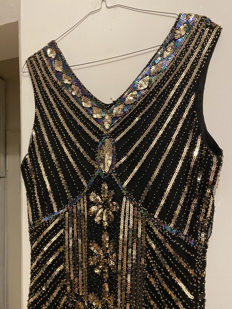 Suknka sukienka great gatsby nowa L 40 lata dwudzieste 20