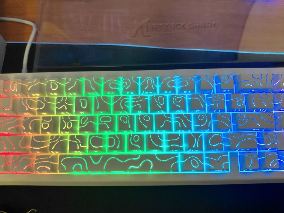 магнитная клавиатура attack shark x68