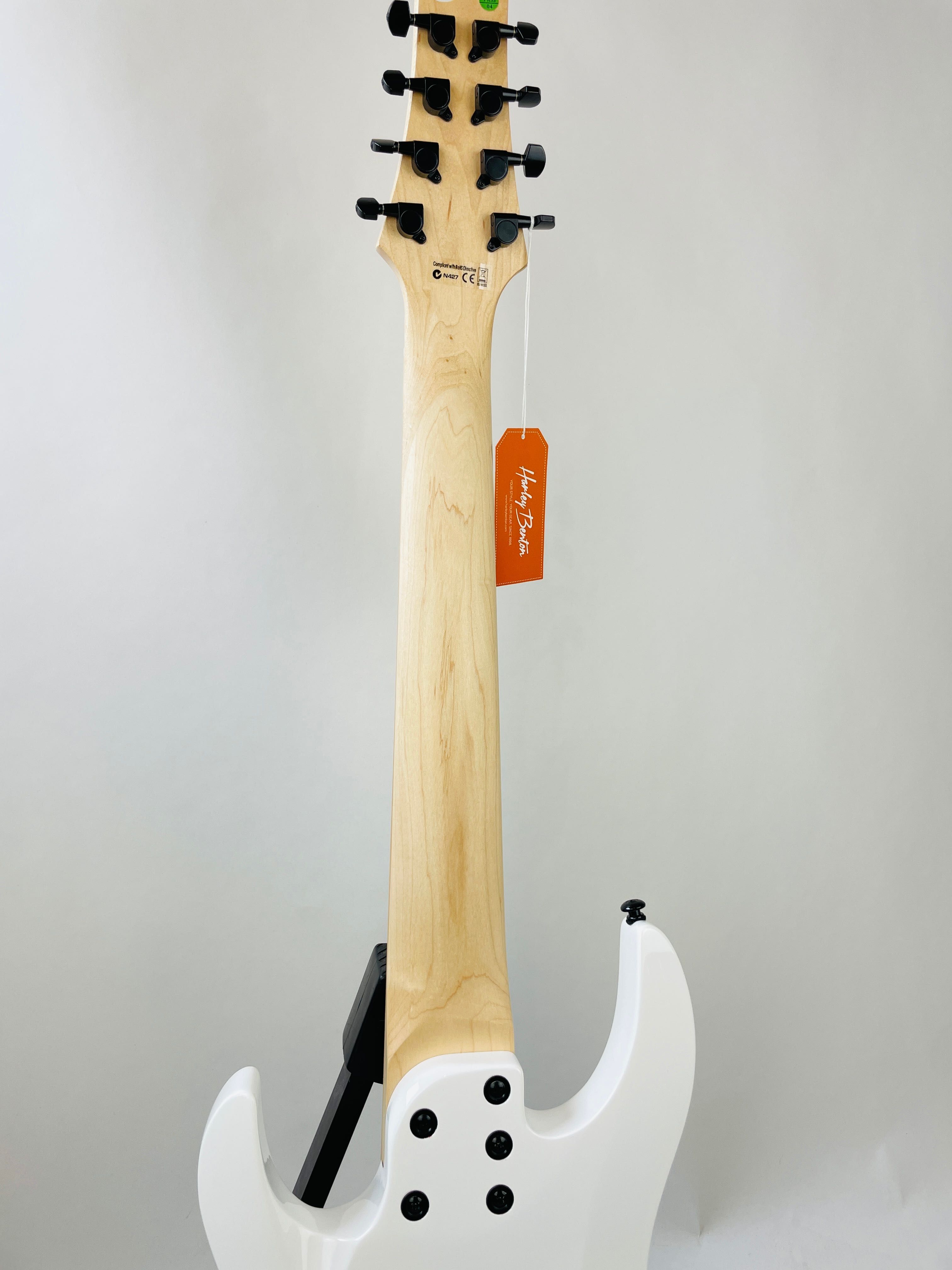 Harley Benton R-458MN WH MultiScale - 8 strunowa gitara elektryczna