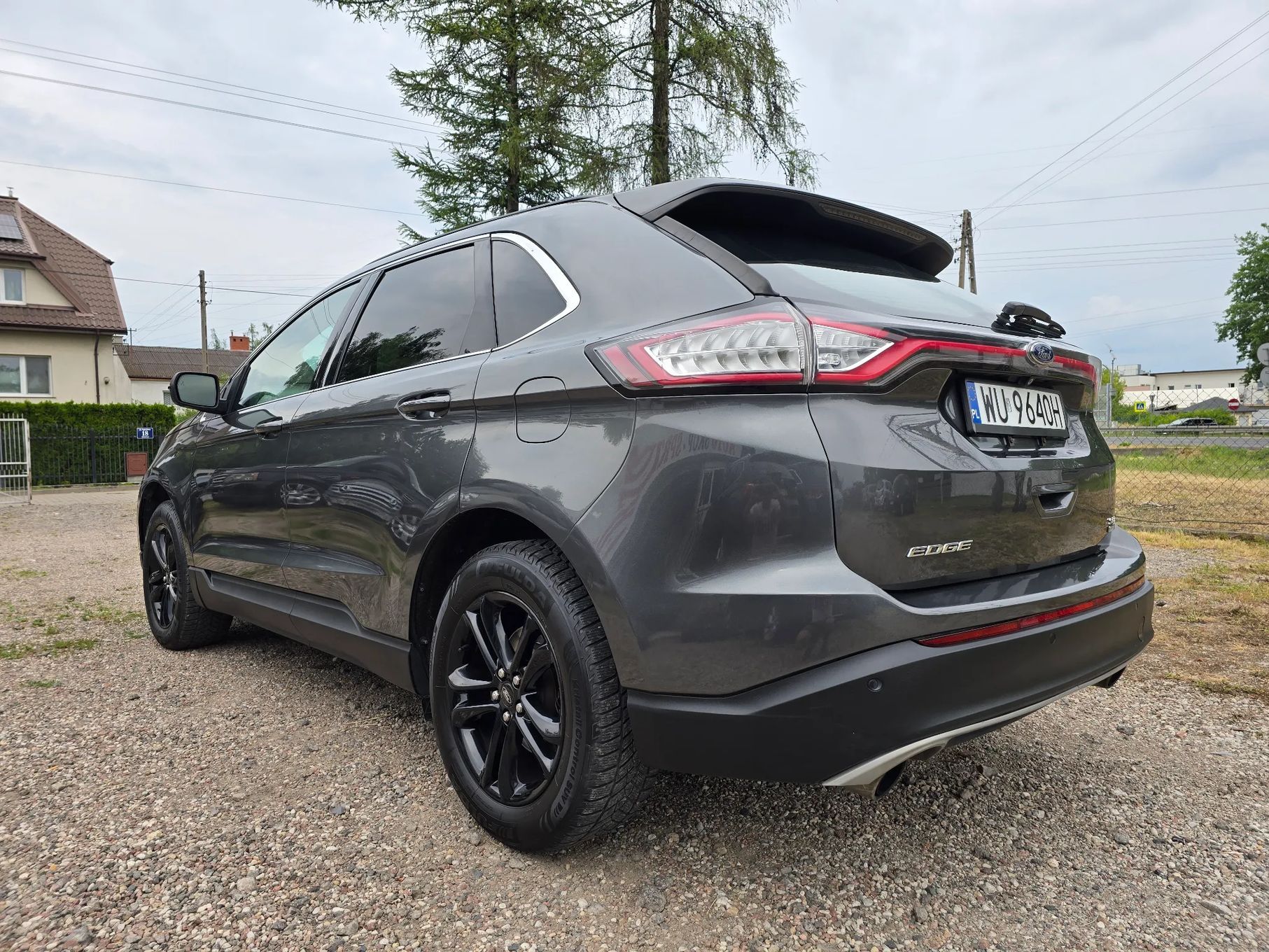 Ford Edge 2.0T 245 KM Skóry Klimatronik Kamera PDC Martwe Pole ZADBANY $$$