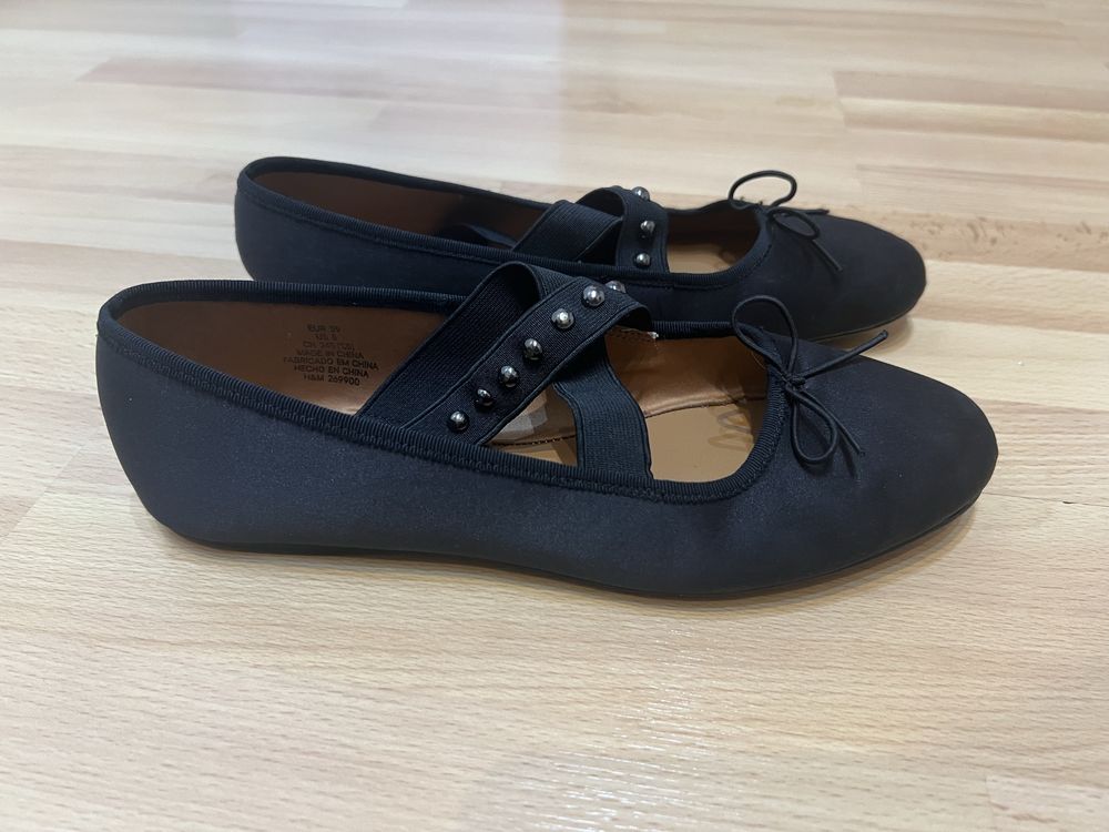 Buty balerinki czarne