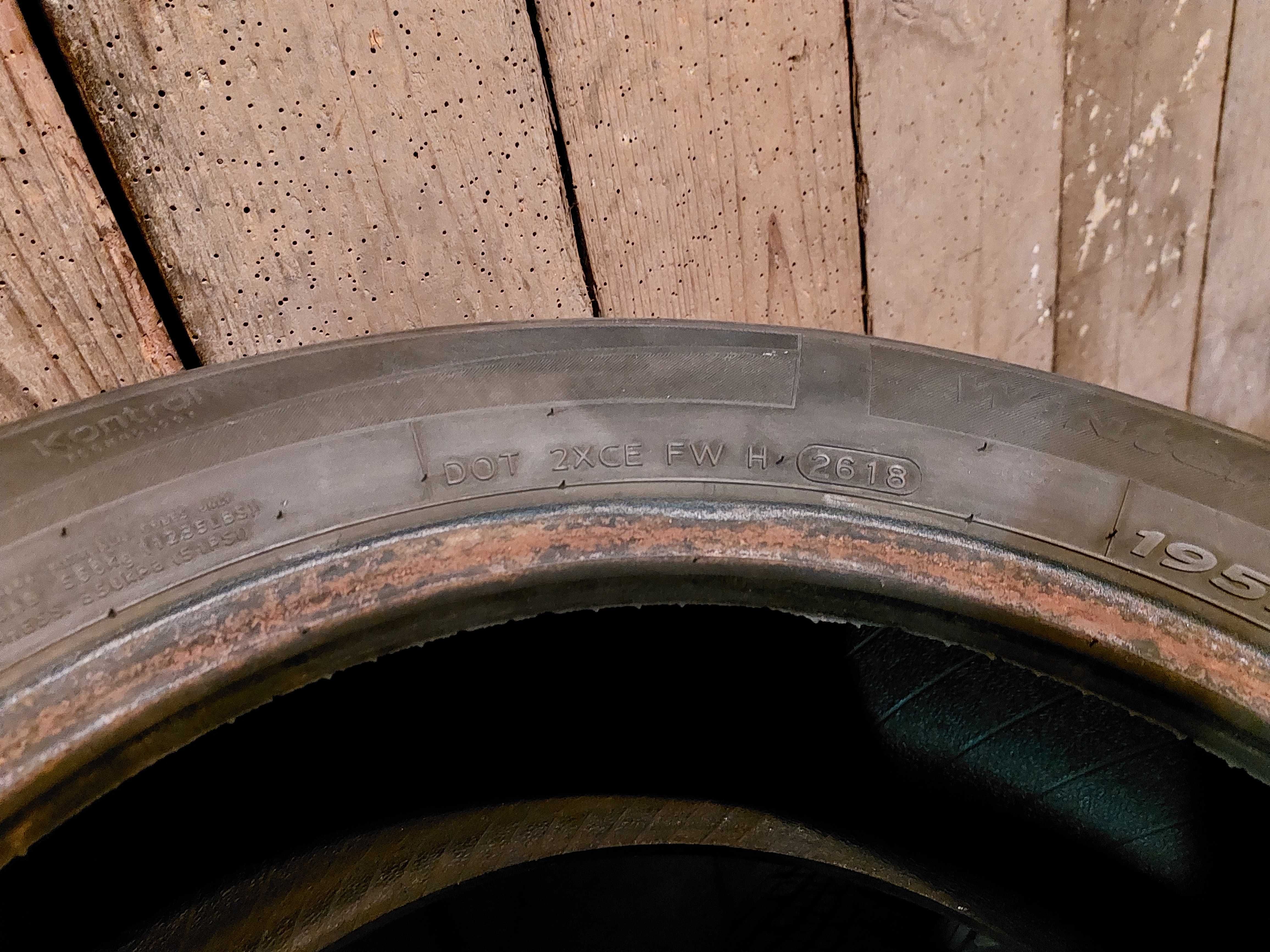 Opony zimowe Hankook 195/60 R15, 6mm, b.dobry stan