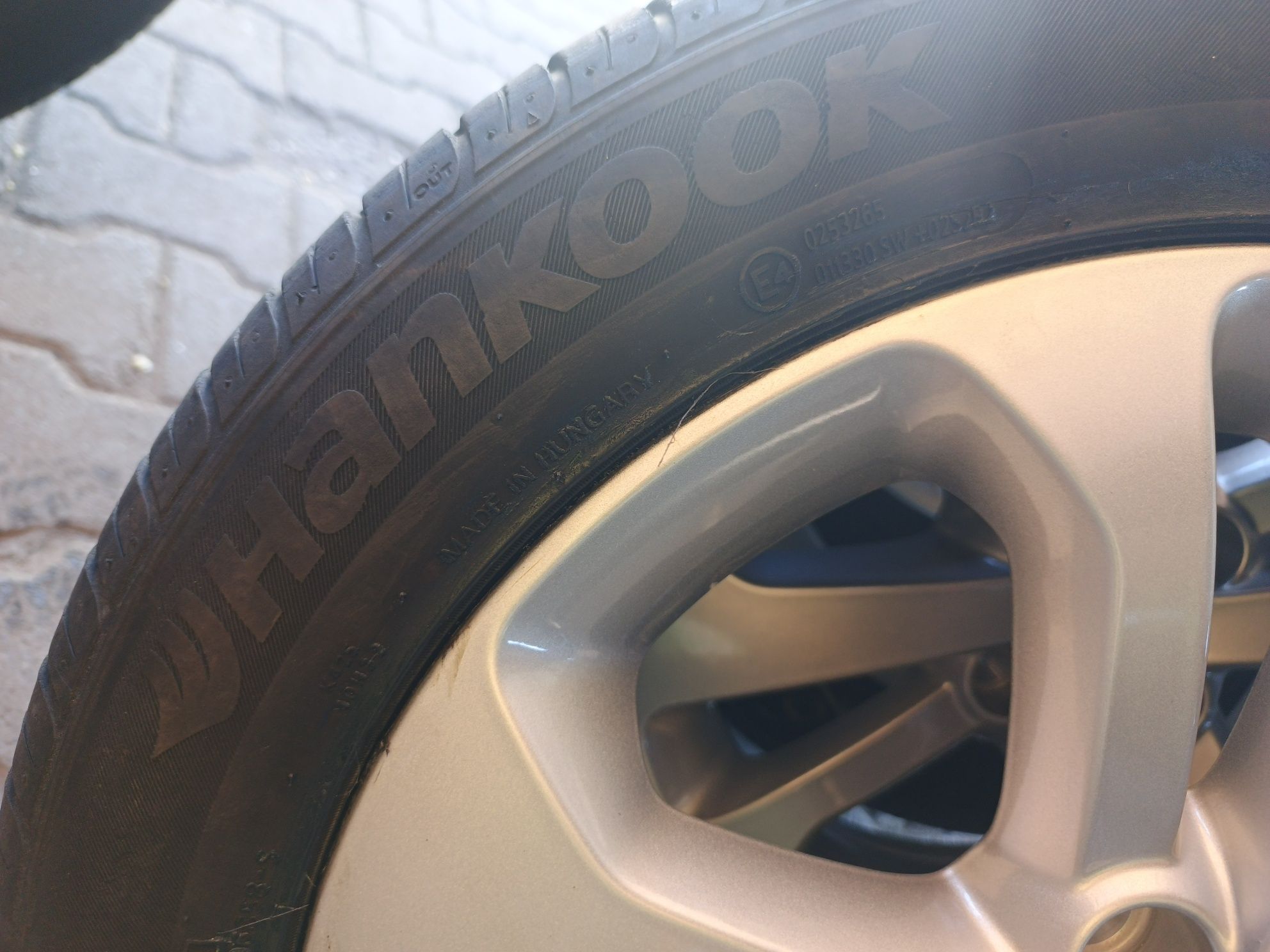 Koła aluminiowe letnie 4x100 Hankook 195/55/16